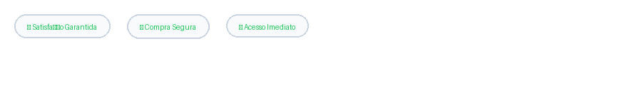 Satisfação Garantida, Compra Segura, Acesso Imediato